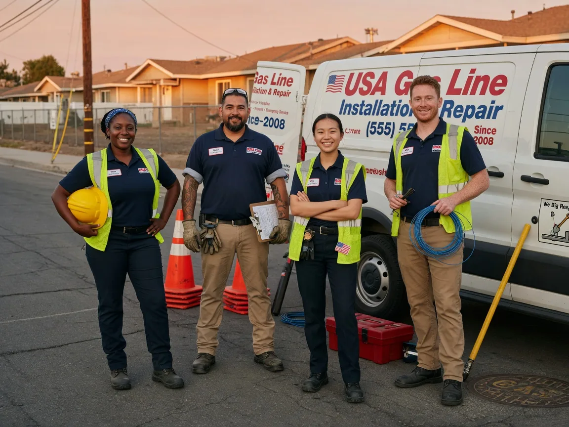 Gas Line Installation company in Auberry, CA